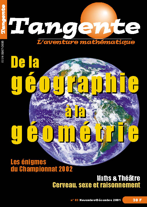 image Tangente n°83 - De la géographie à la géométrie
