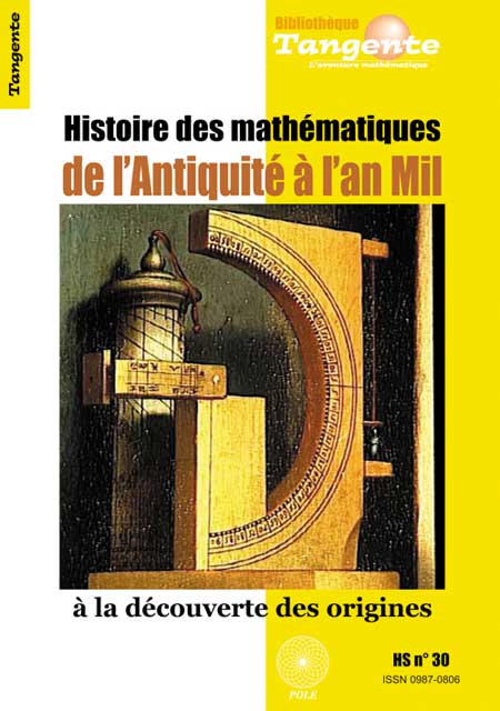 image Bib 30 - Histoire des maths de l'antiquité à  l'an 1000