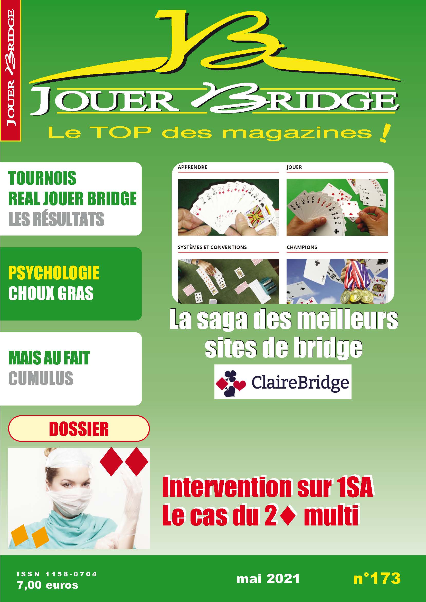 image Jouer Bridge 173 - Intervention sur 1SA