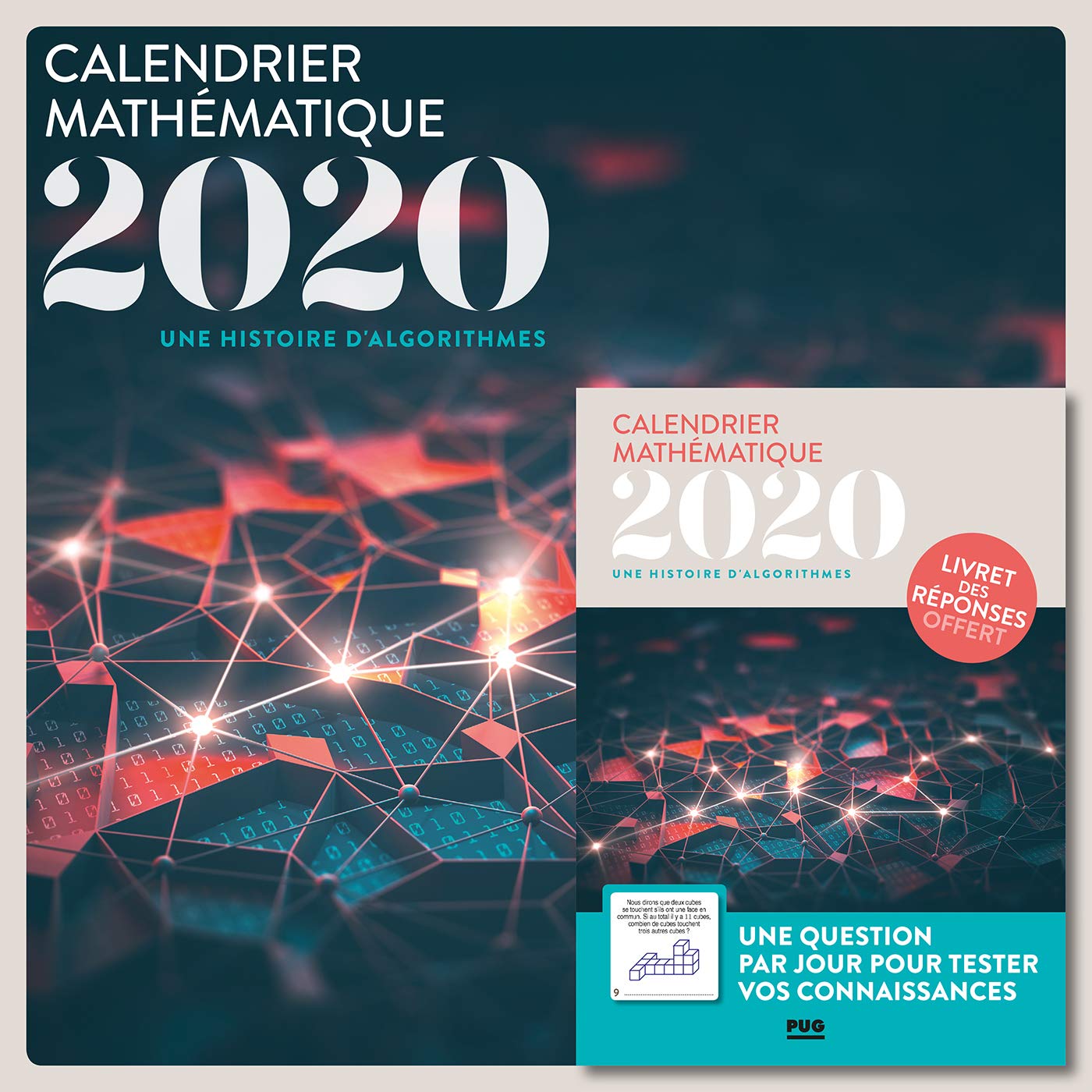 image Calendrier mathématiques 2020 - une histoire d'algorithmes