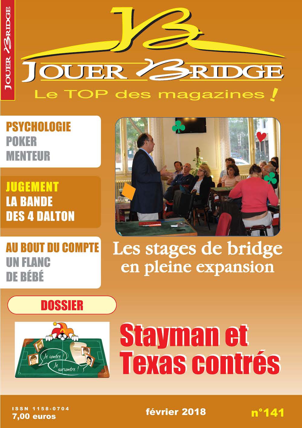 image Jouer Bridge 141 - Stayman et Texas contrés