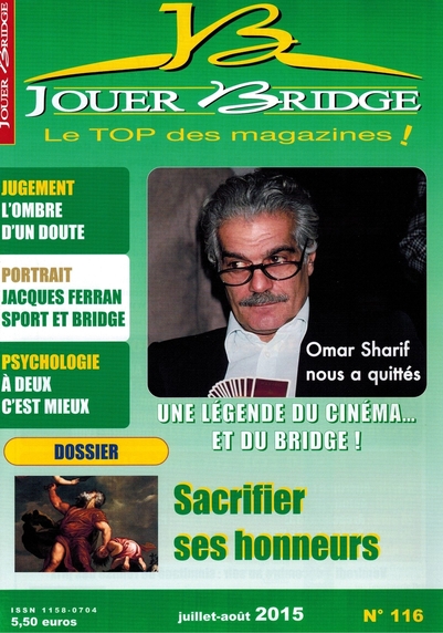 image Jouer Bridge 116 - Sacrifier ses honneurs