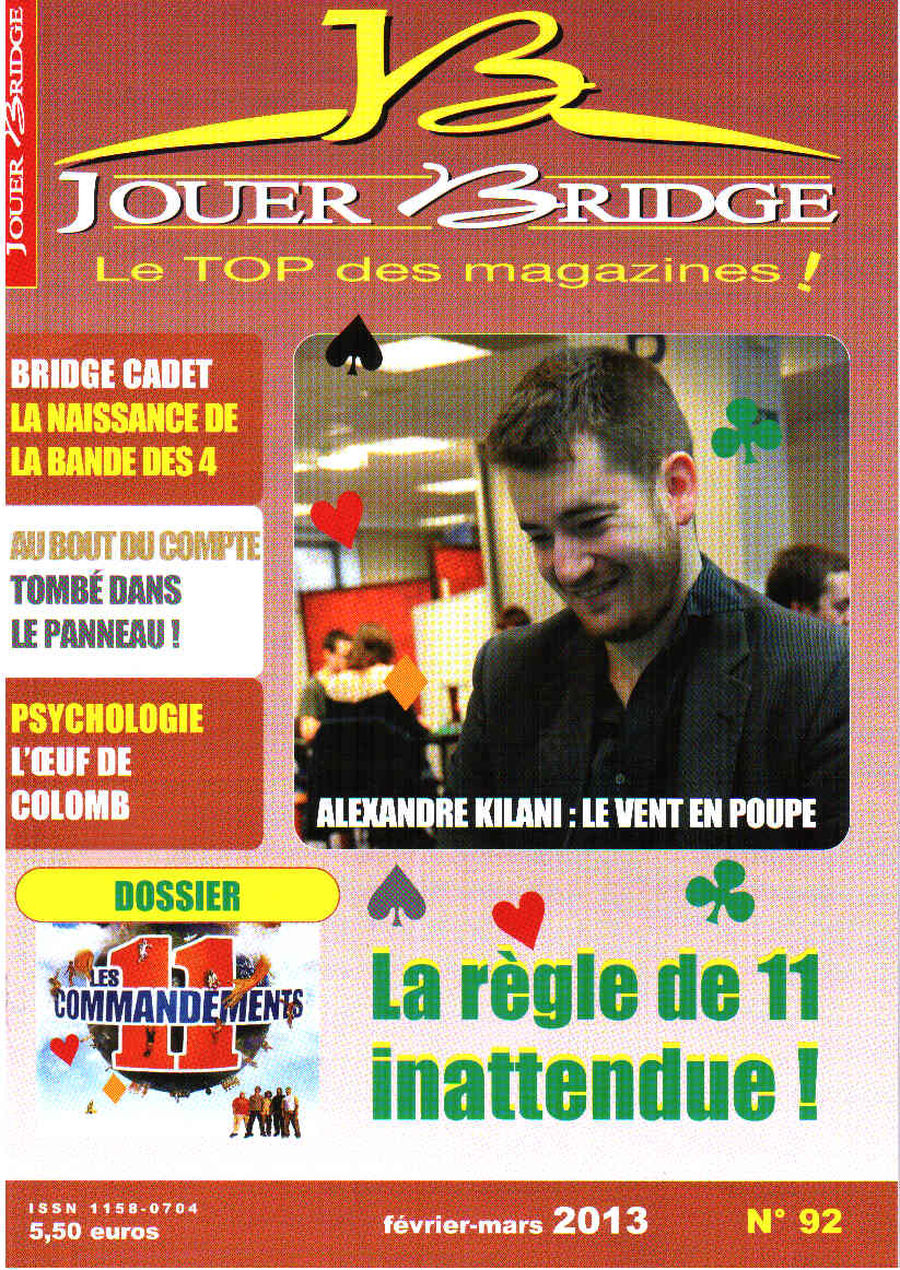 image Jouer Bridge  92 - La règle de 11 inattendue 