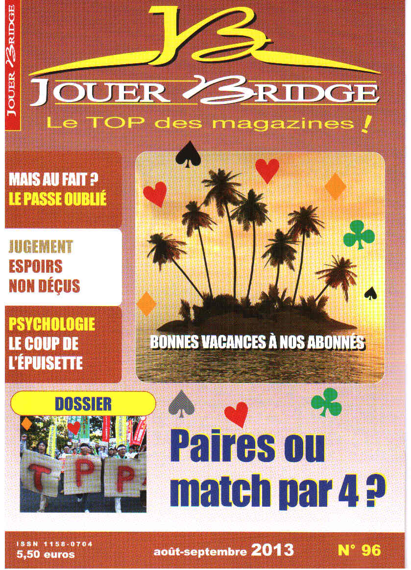 image Jouer Bridge  96 - Paires ou match par quatre ?