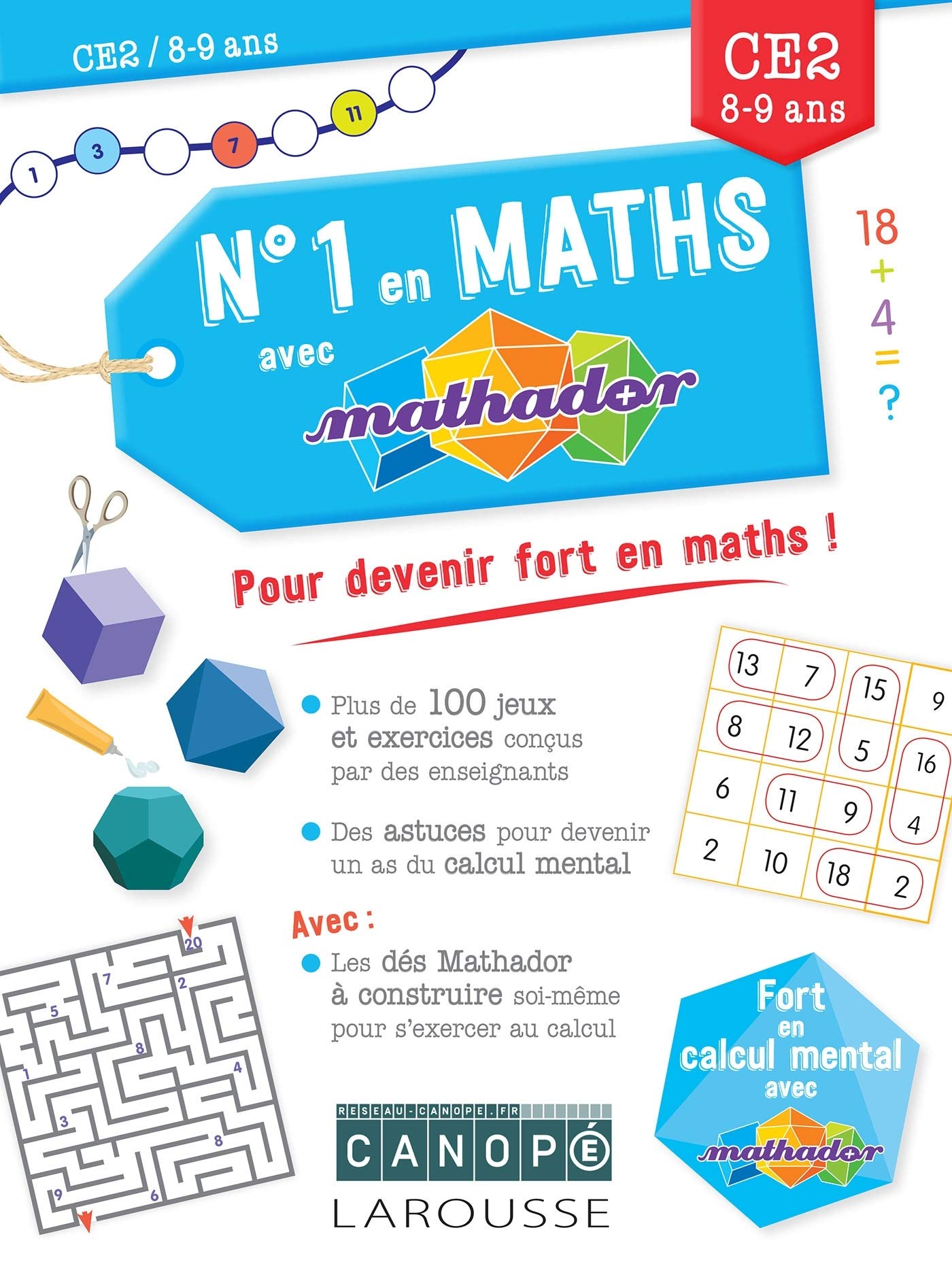 image Numéro 1 en maths avec Mathador CE2