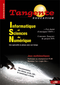 image TE 22 : Informatique et Sciences du Numérique