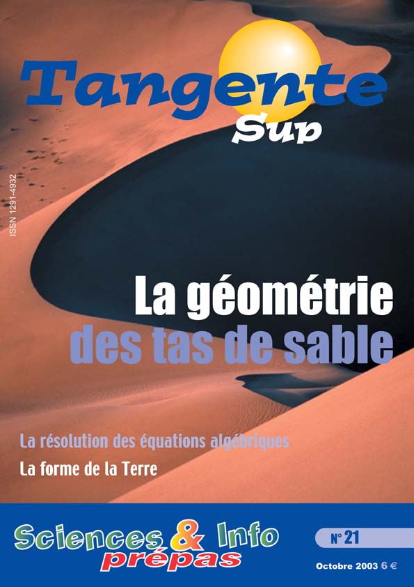 image Tangente Sup 21 - La géométrie des tas de sable