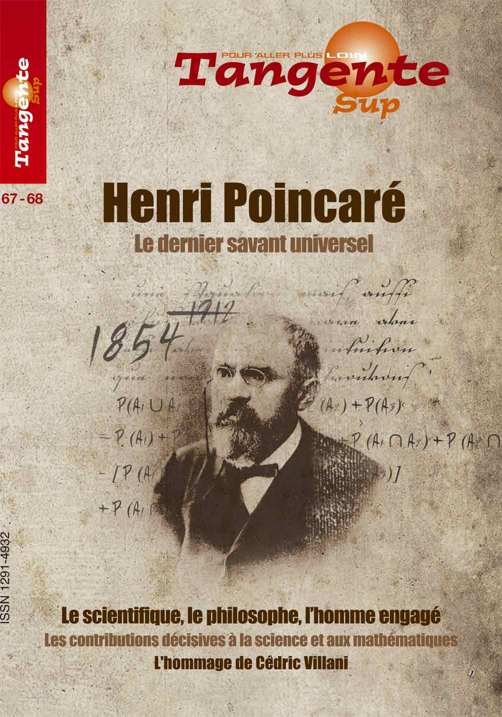 image Tangente Sup 67/68 - Henri Poincaré, le dernier savant universel