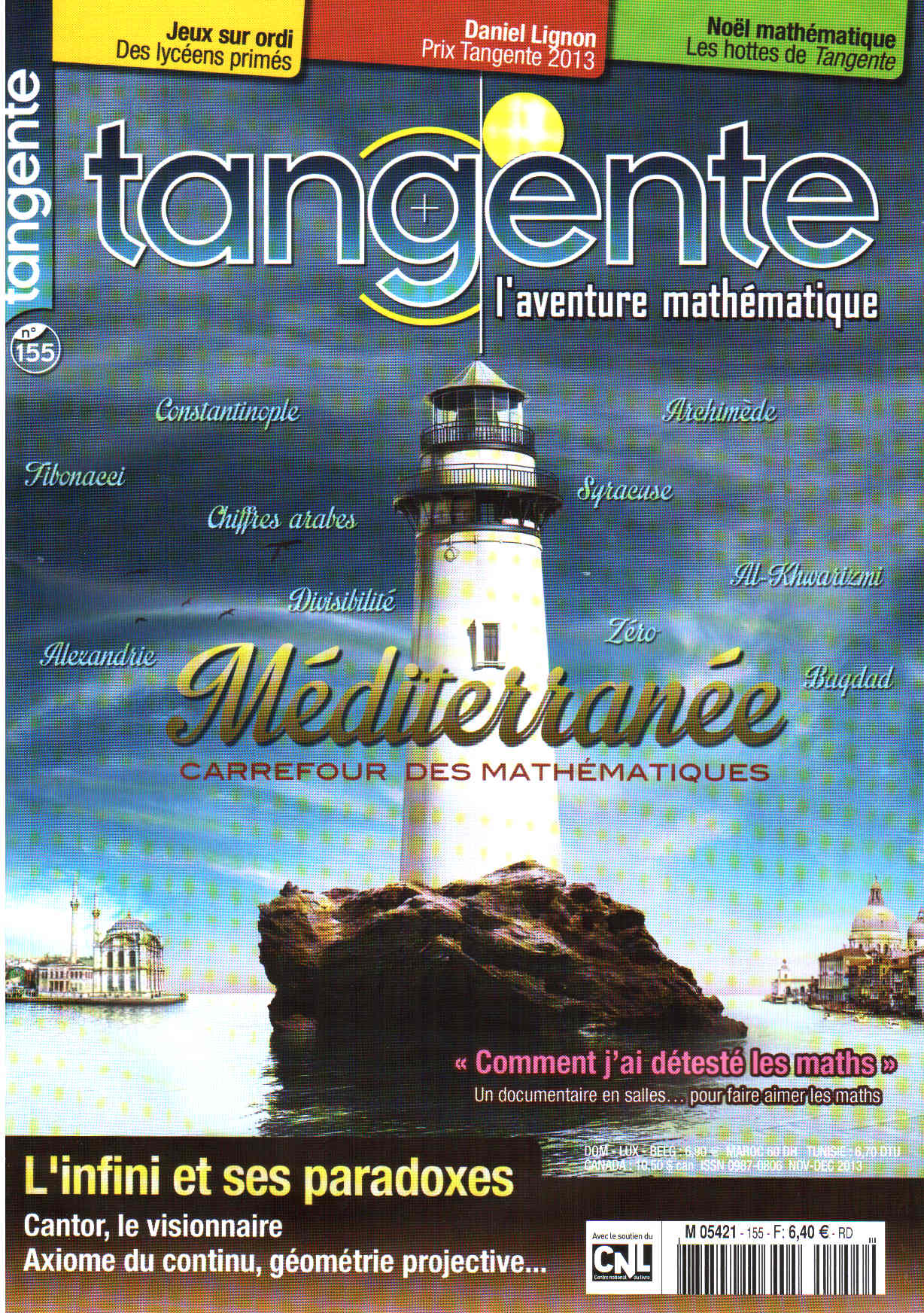 image Tangente n°155 - Méditerranée carrefour des mathématiques