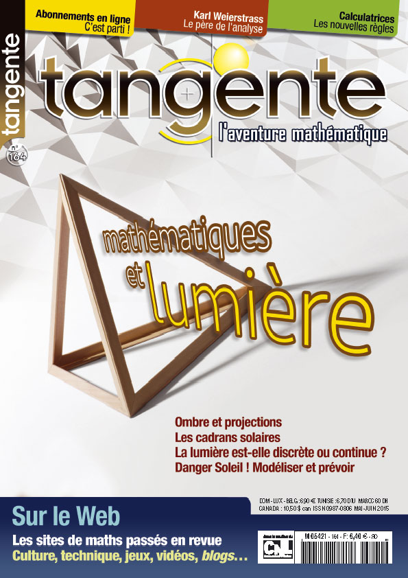 image Tangente n°164 : Mathématiques et lumière