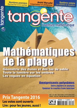 image Tangente n°171 - Mathématiques de la plage