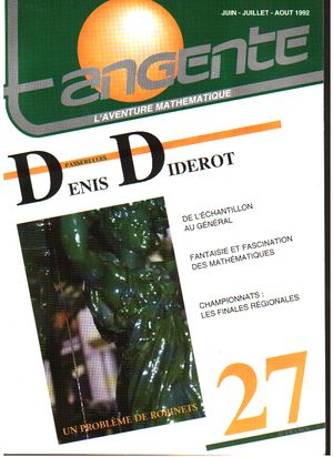 image Tangente n°27 - Denis Diderot