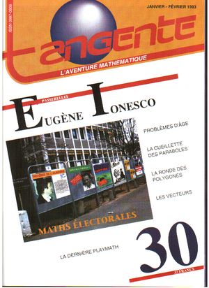 image Tangente n°30 - Eugnène Ionisco
