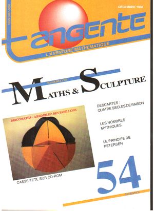 image Tangente n°54 - Maths & Sculture