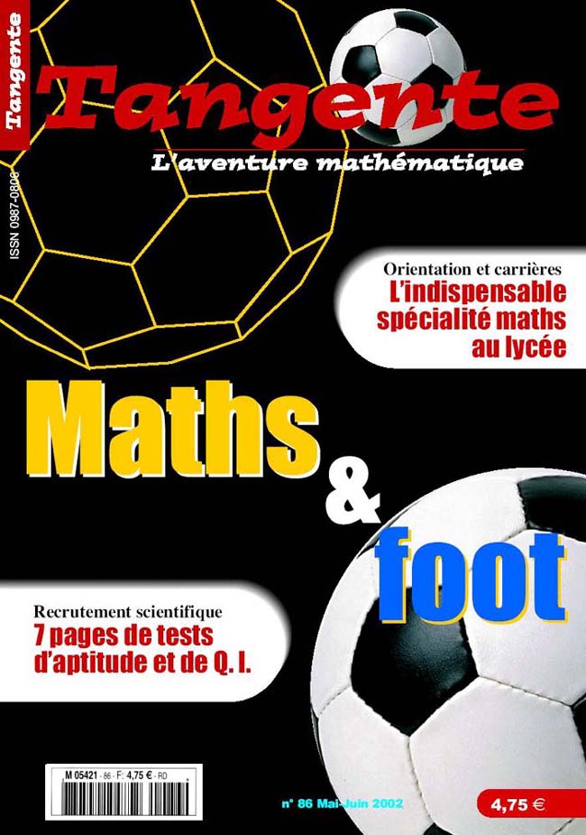 image Tangente n°86 - Maths & foot
