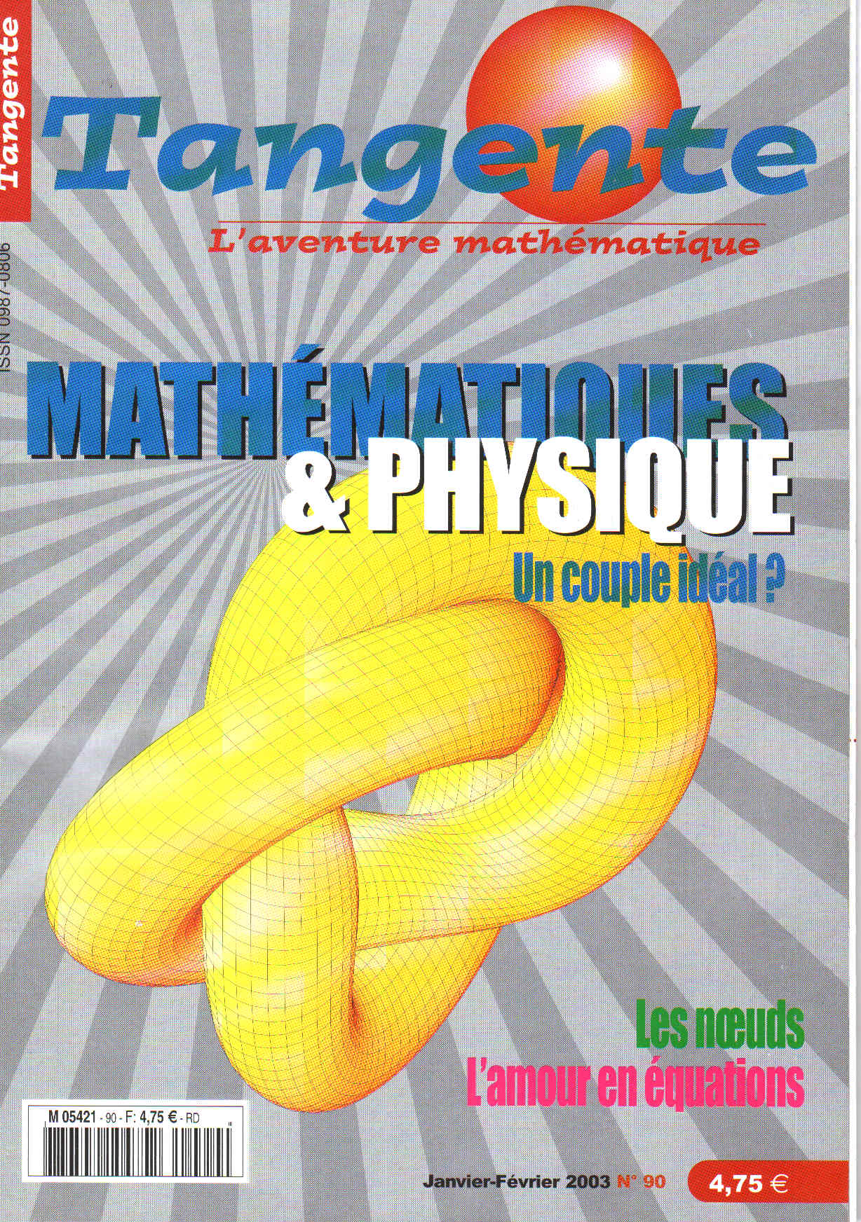 image Tangente n°90 - Mathématiques et physique